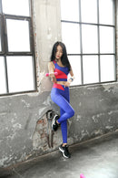Legging azul marinho