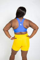 Shorts fitness amarelo
