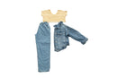 Camisa listrada marinho com calça jeans
