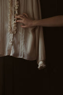Blusa de seda off-white