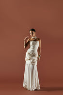 Vestido branco elegante