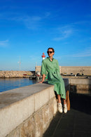 Vestido verde esmeralda