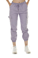 Calça cargo lavanda